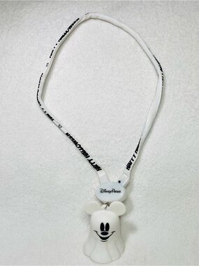 Disney Parks Disney Halloween Mickey Mouse Ghost Light-up Necklace